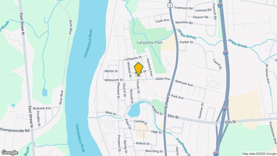 60 Lincoln St, Unit 2nd Floor Map and Location Details