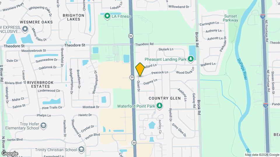 4710 Peacock Ln Mapa y Detalles de la Ubicación