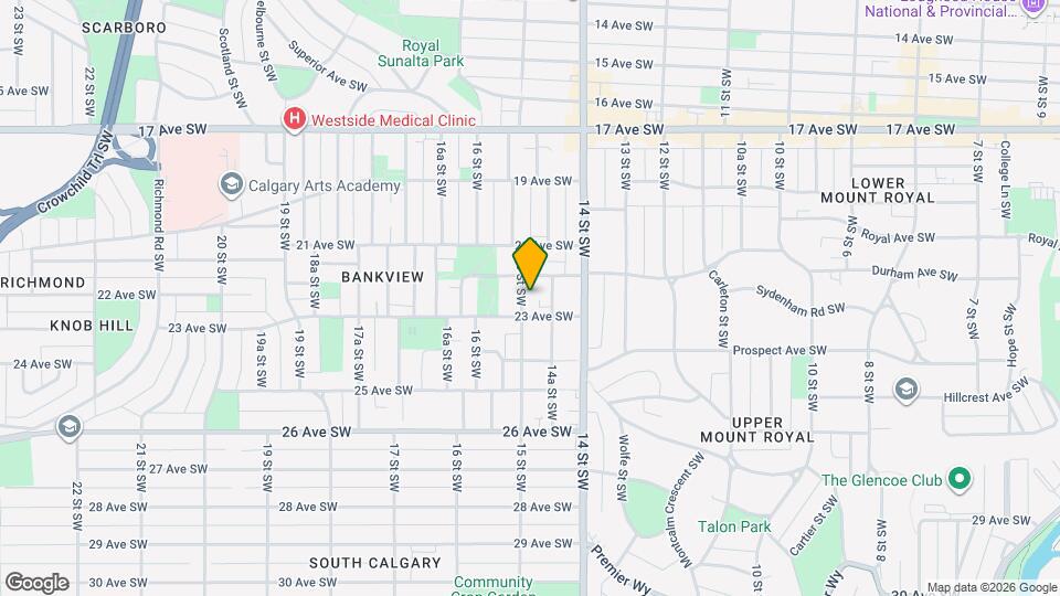 2312 15 St SW Map and Location Details