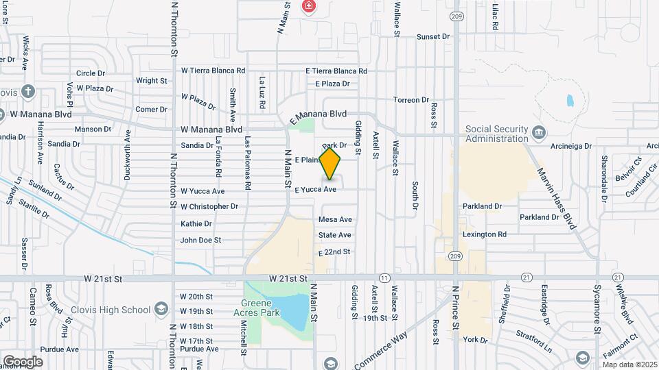128 E Yucca Ave Map and Location Details