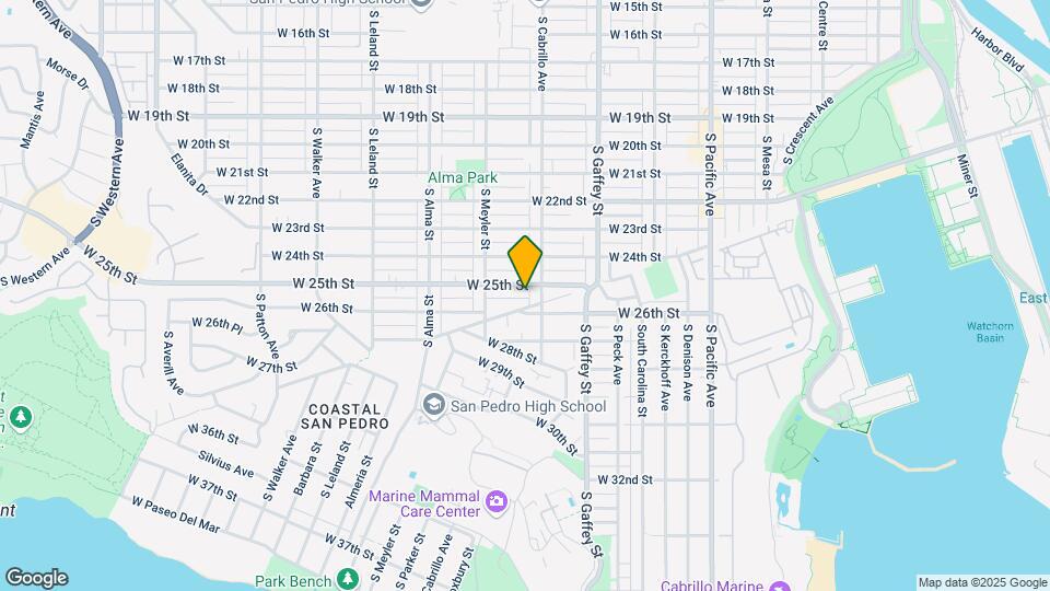 823-831 W 25th St Map and Location Details