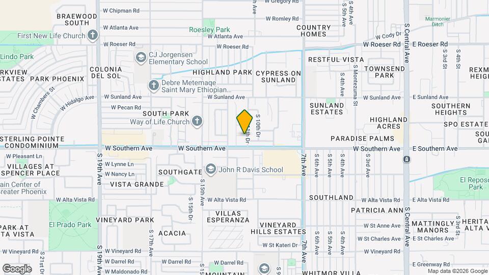 5830 S 11th Dr Map and Location Details