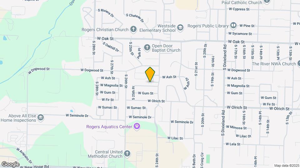 2409-2411 W Magnolia St Mapa y Detalles de la Ubicación