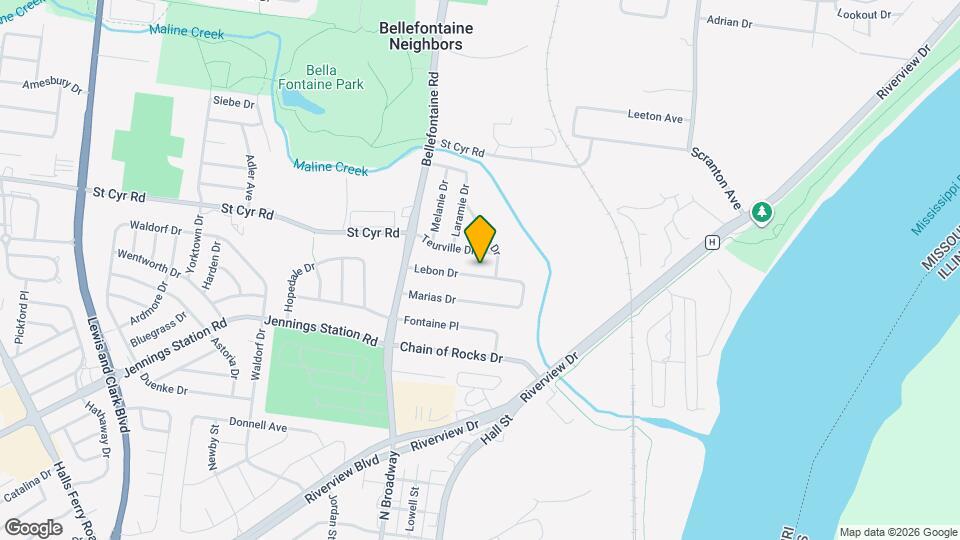 841 Lebon Dr Map and Location Details