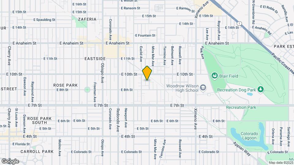 841 Grand Ave Map and Location Details