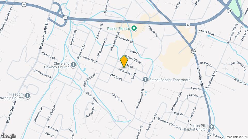 1019 28th St SE Map and Location Details