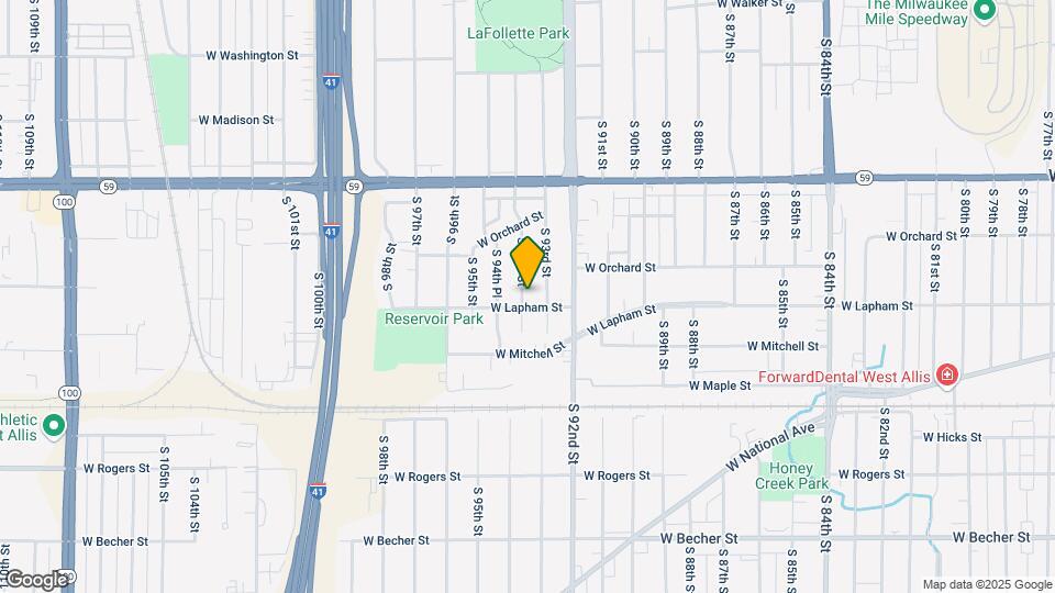 9324 W Lapham St Map and Location Details