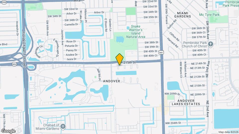610 NW 214th St Map and Location Details
