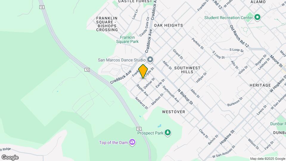 1401 Clyde St Map and Location Details