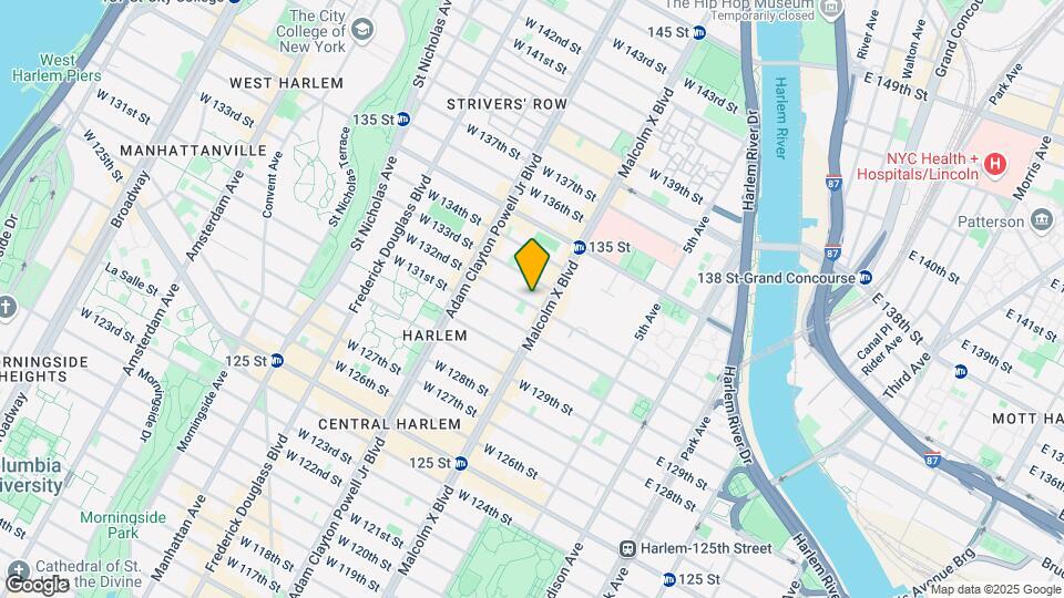 107 W 132nd St Map and Location Details