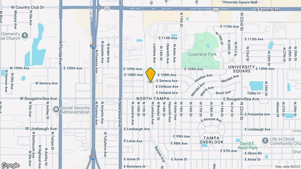 10604 N Lantana Ave Map and Location Details