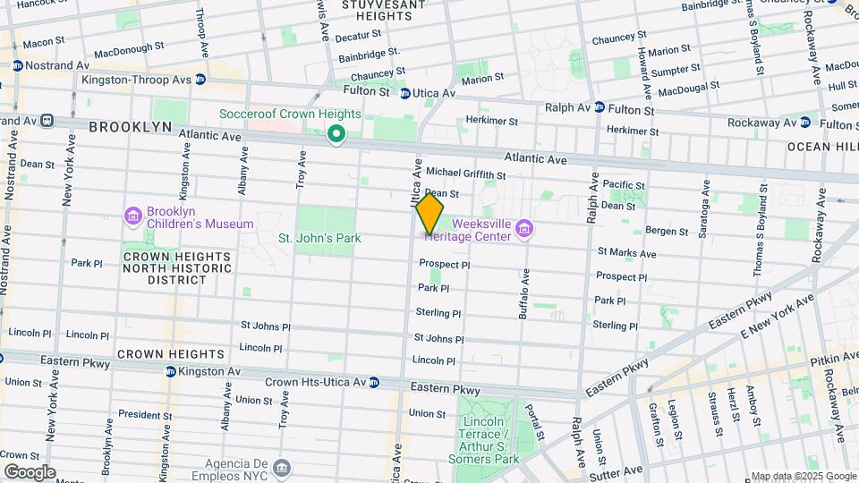 1204 Saint Marks Ave Map and Location Details