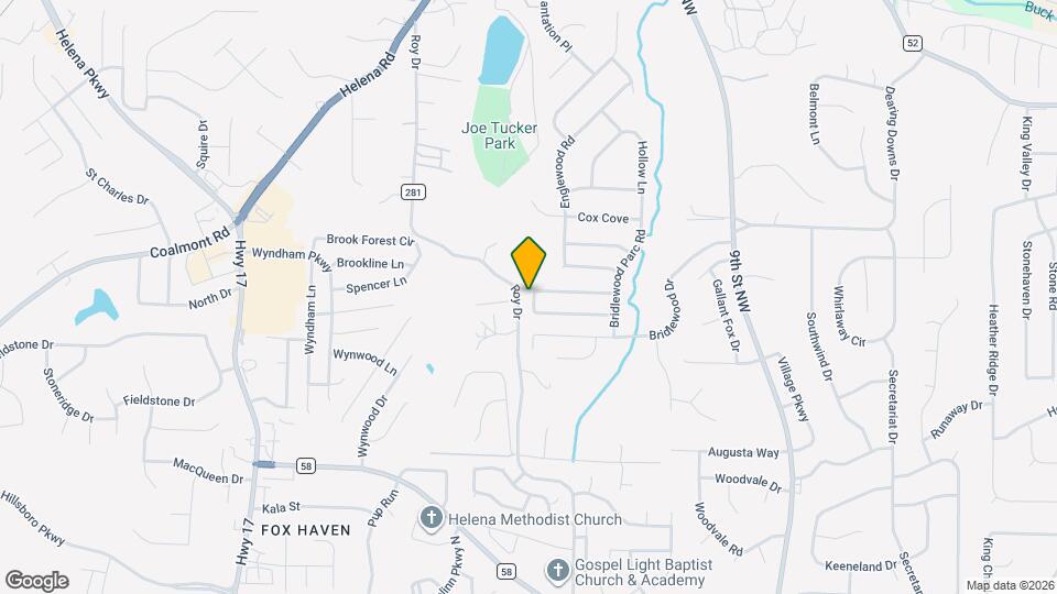 2829 Bridlewood Terrace Mapa y Detalles de la Ubicación