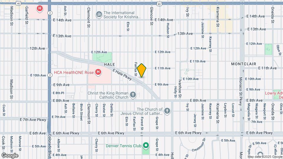 929 Forest St Map and Location Details