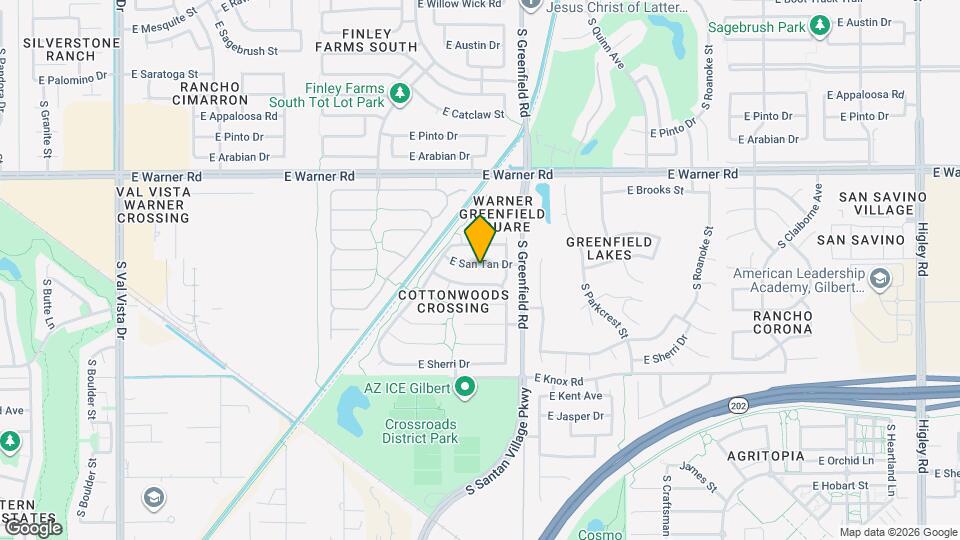 2319 E San Tan Dr Map and Location Details