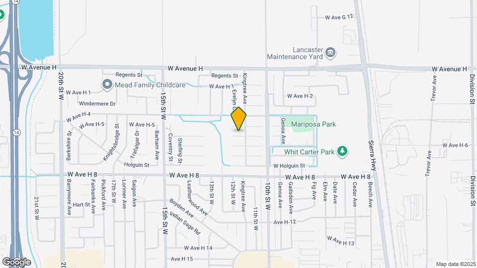 1115 W Avenue H6 Map and Location Details