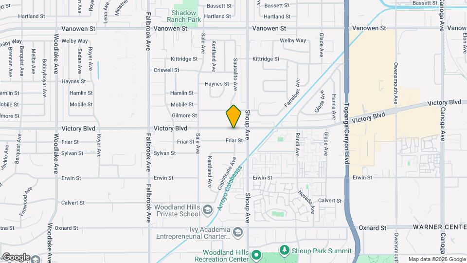 22428 Victory Blvd Map and Location Details