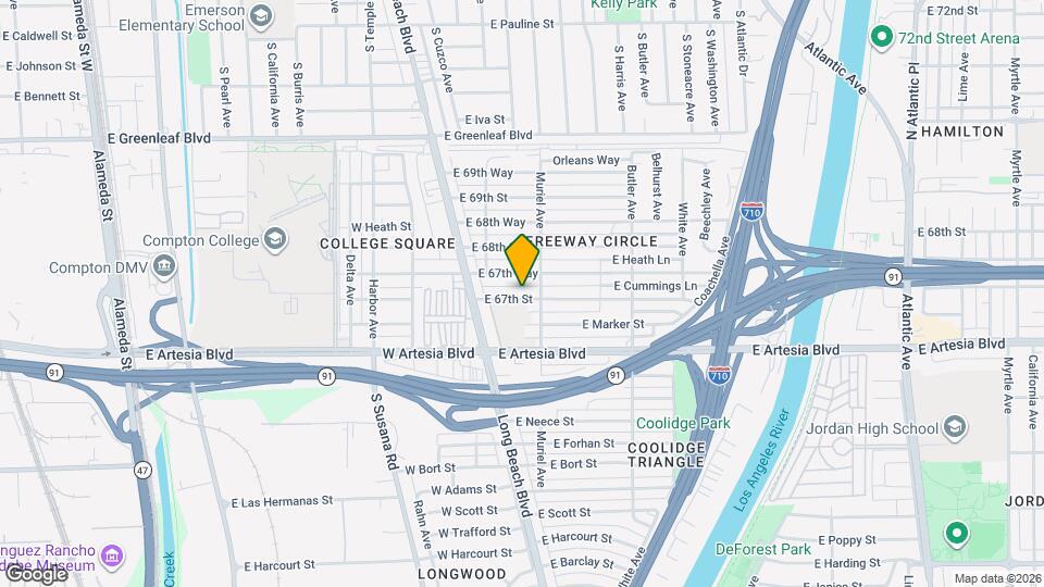 169 1/2 E 67th St, Unit 1/2 Map and Location Details