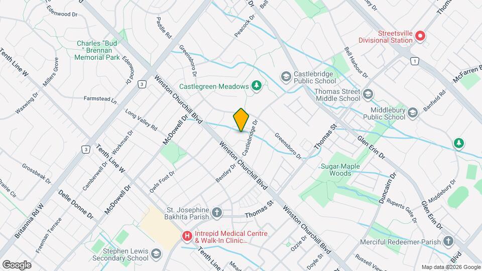 2874 Gardenview Crescent Map and Location Details