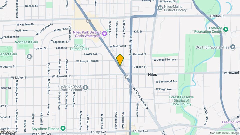7632 N Milwaukee Ave Map and Location Details