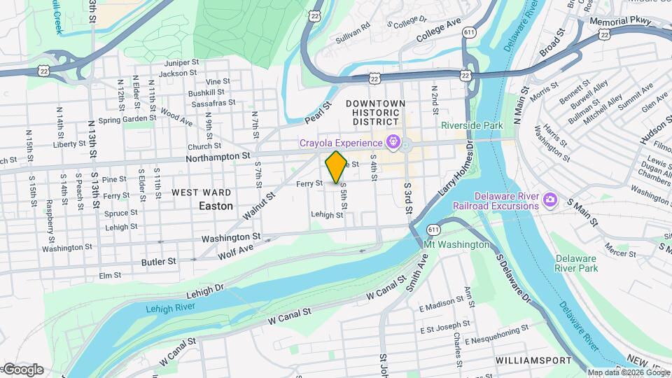 513 Spruce St Map and Location Details