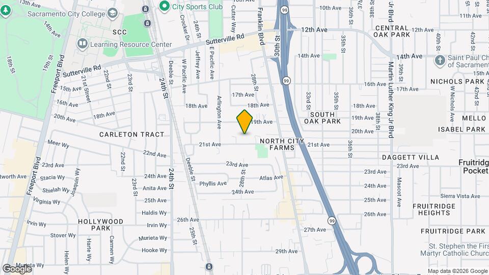 2741 21st Ave Map and Location Details