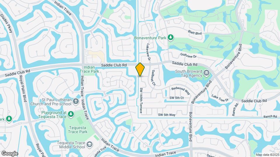 453 SW 169th Ter Map and Location Details