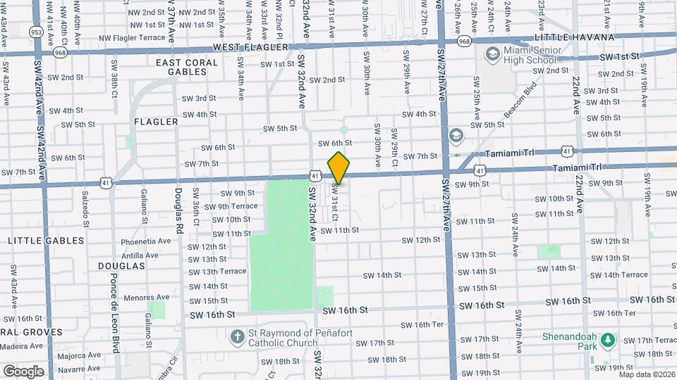 3129 SW 9th St Map and Location Details