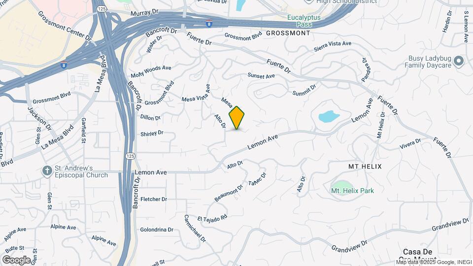 9415 Mesa Terrace Map and Location Details