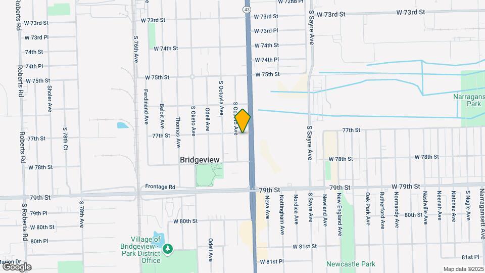 7700 S Harlem Ave Map and Location Details