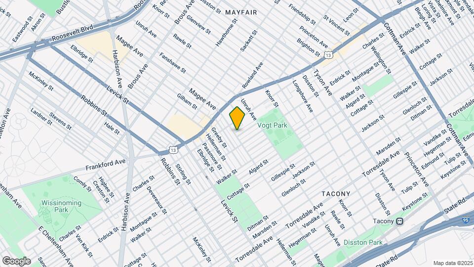 6600 Tackawanna St Map and Location Details