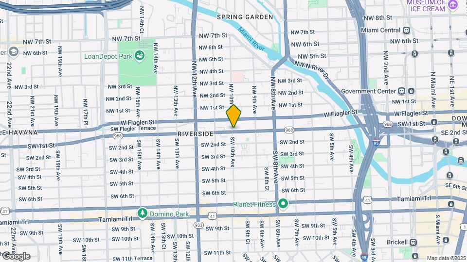 999 SW 1st St Map and Location Details