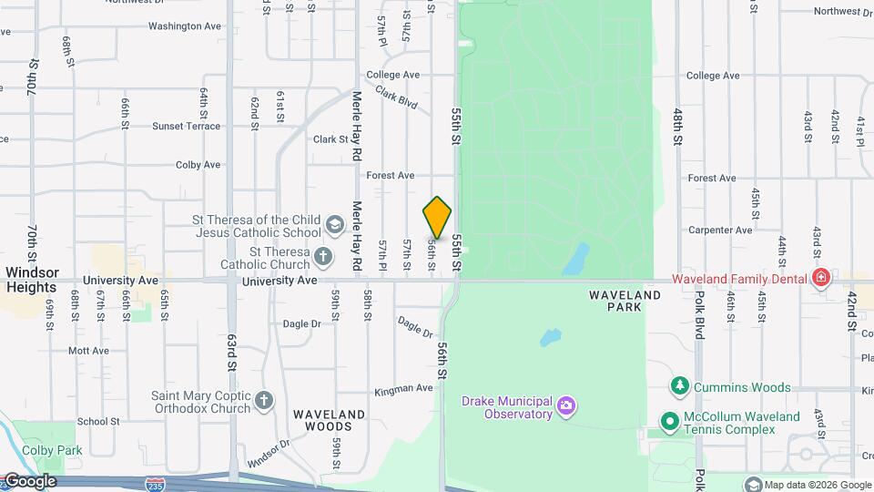 1231 56th St Map and Location Details