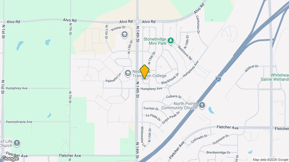 6834 Whitewater Ln Map and Location Details