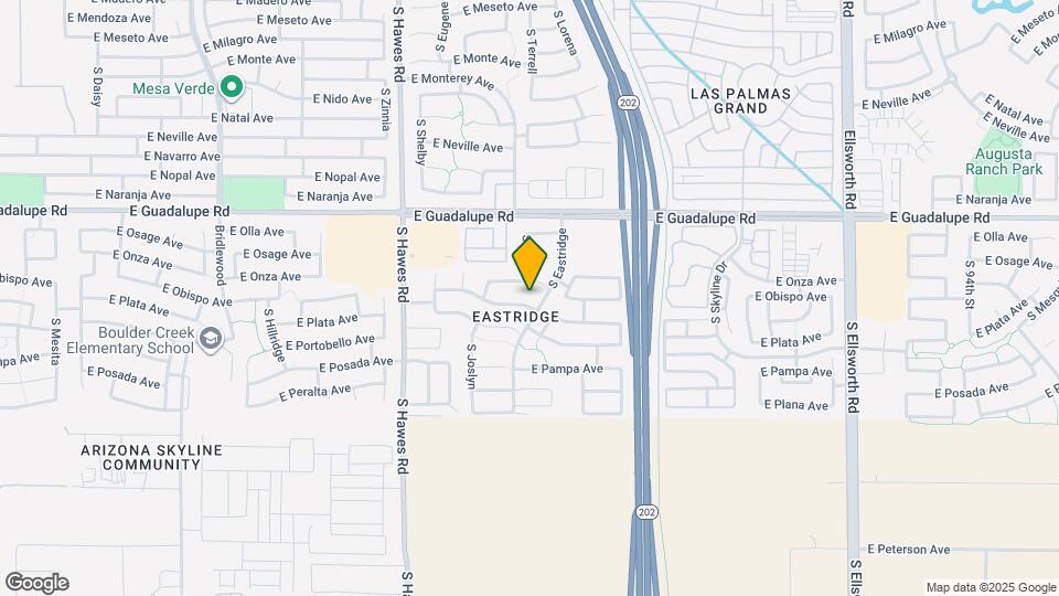 8616 E Ocaso Ave Map and Location Details