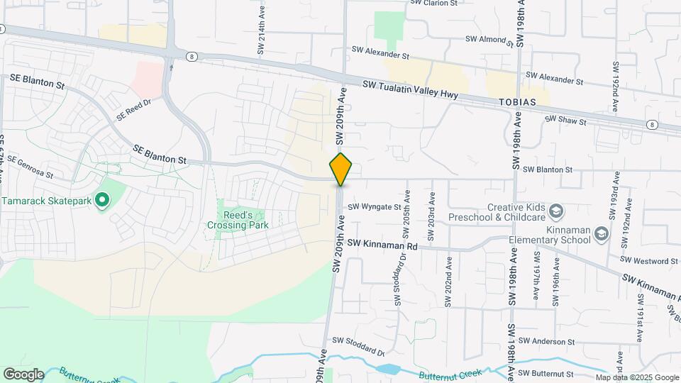 3675 SW 209th Ave Map and Location Details