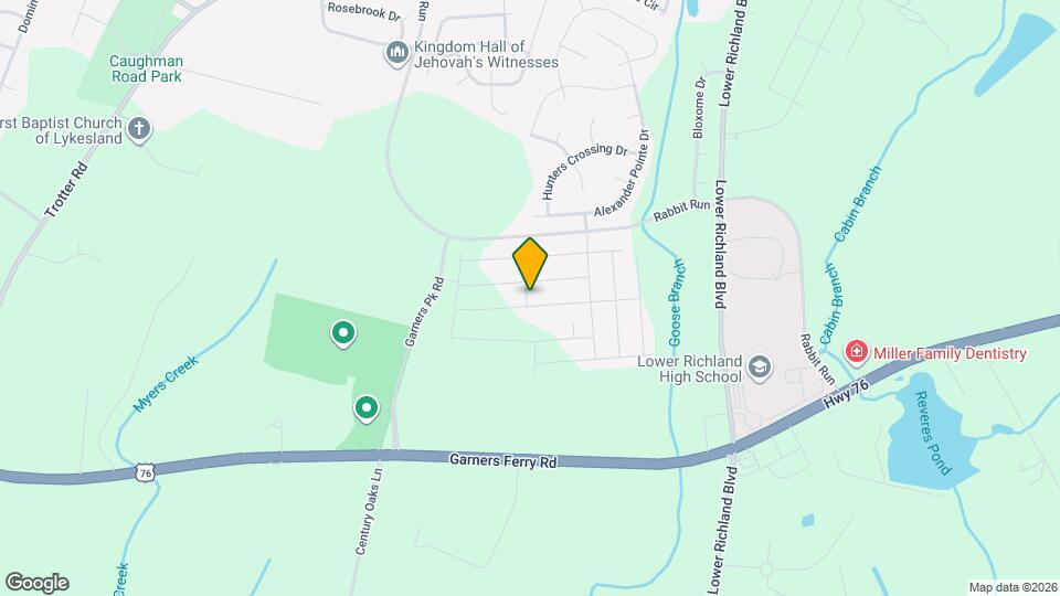 2075 Grovefield Dr Map and Location Details