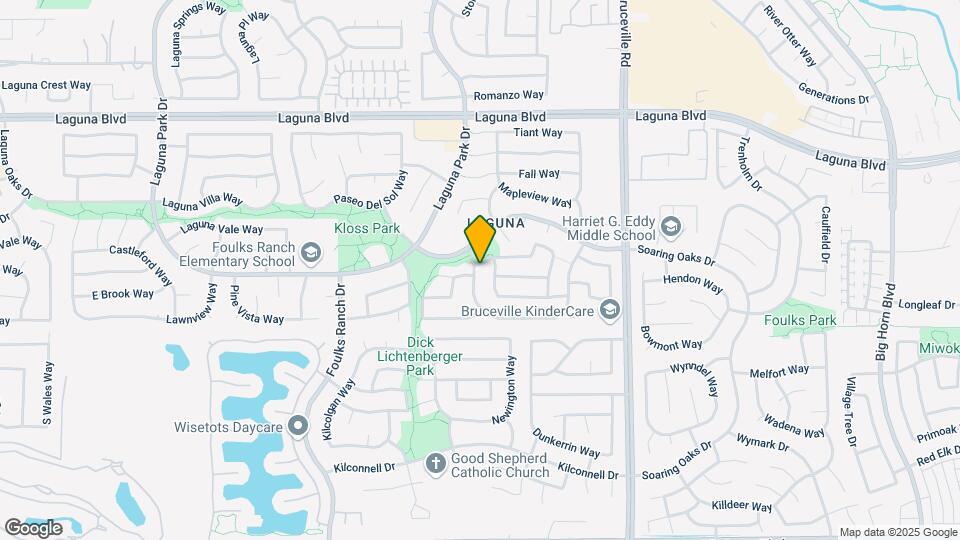 6821 Springmont Dr Map and Location Details