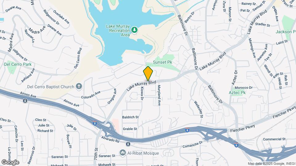 5419 Lake Murray Blvd Map and Location Details