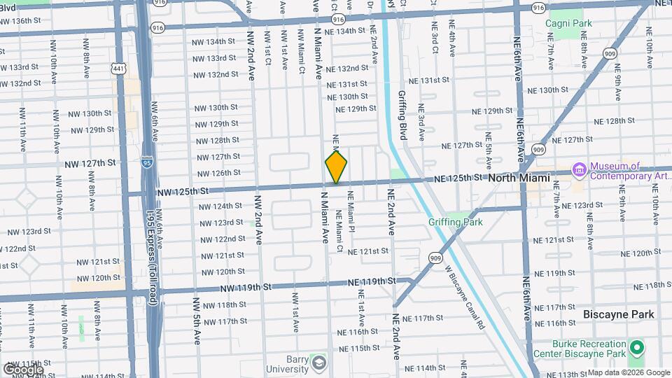 30 NE 125th St Map and Location Details