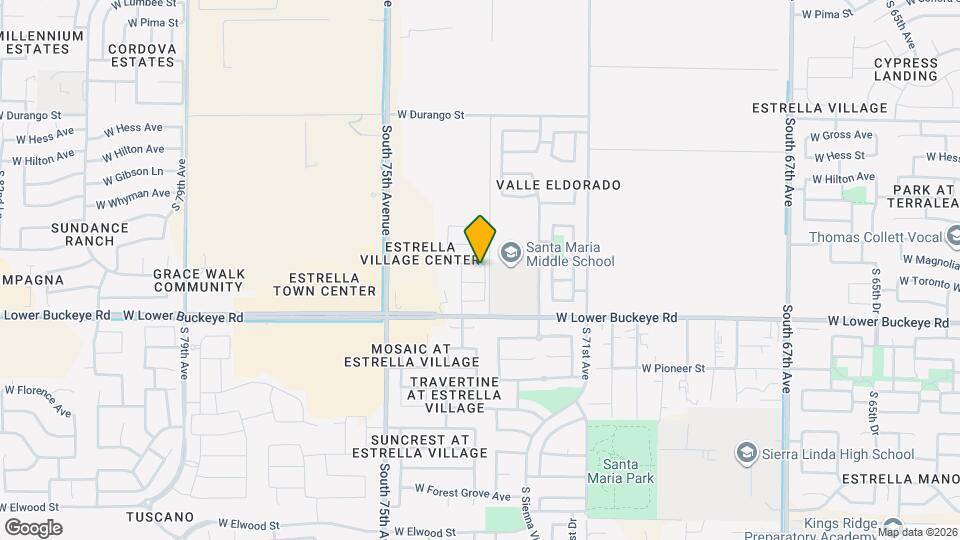 7325 W Magnolia St Mapa y Detalles de la Ubicación