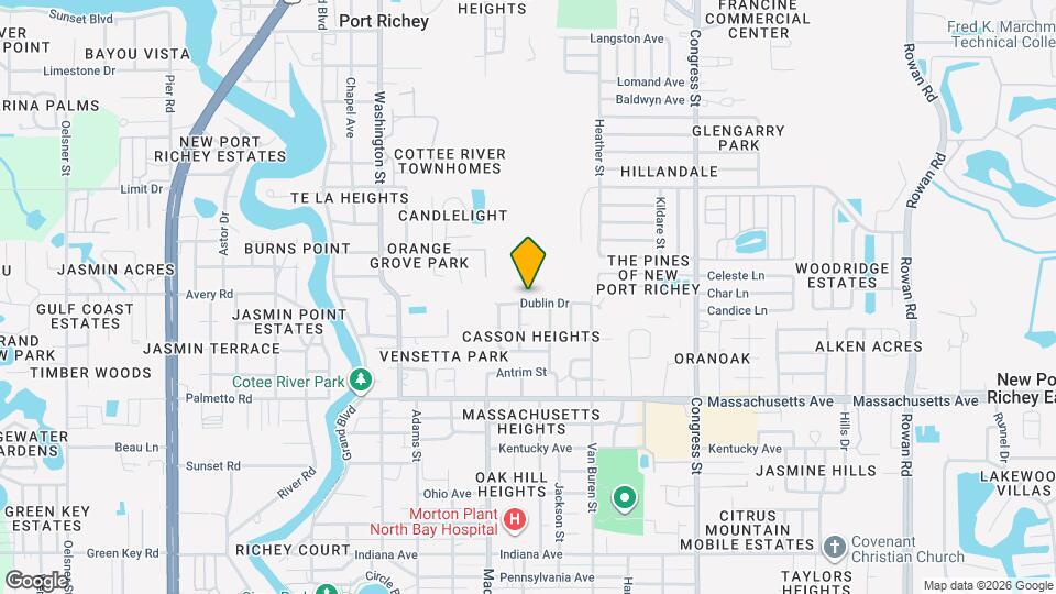 6101 Dublin Dr Map and Location Details