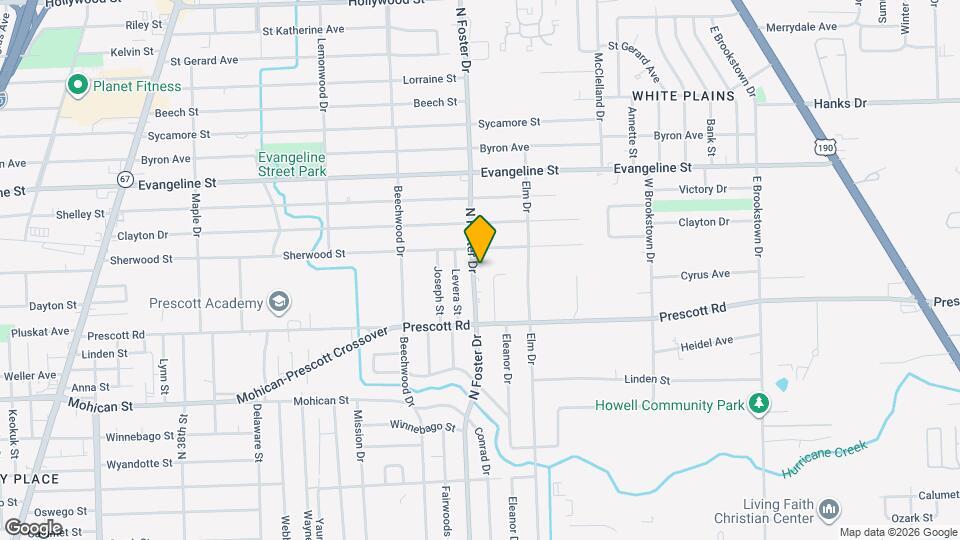 4358 N Foster Dr Map and Location Details