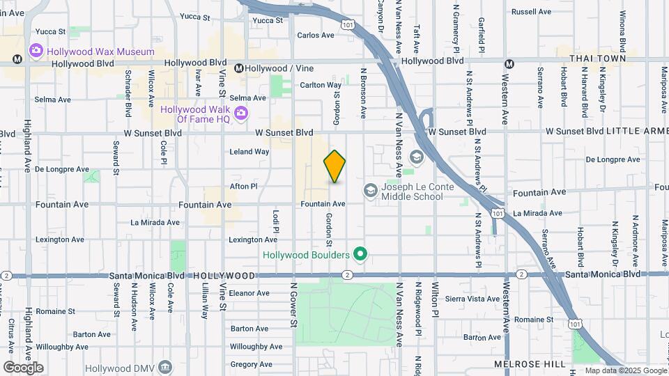 1328 Gordon Street Map and Location Details