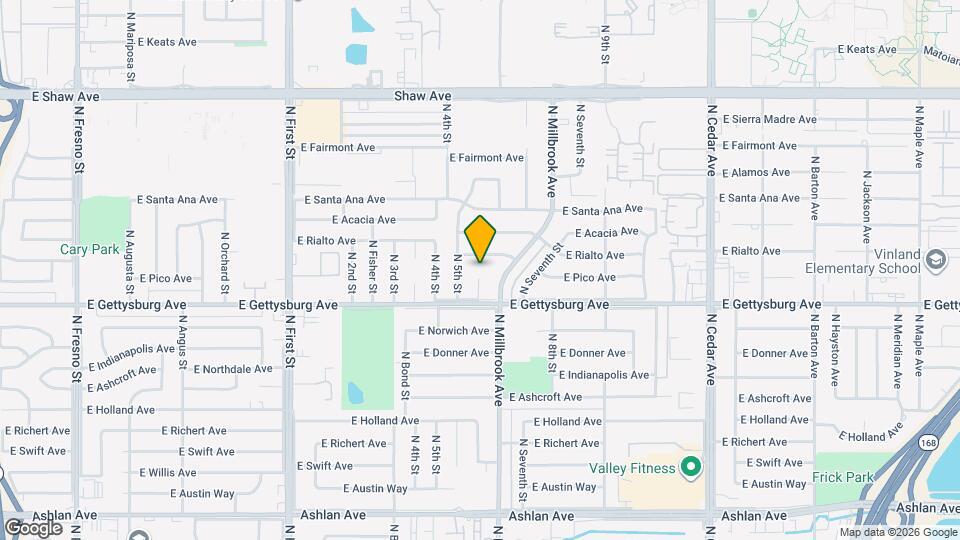 4648 N 6th St Map and Location Details