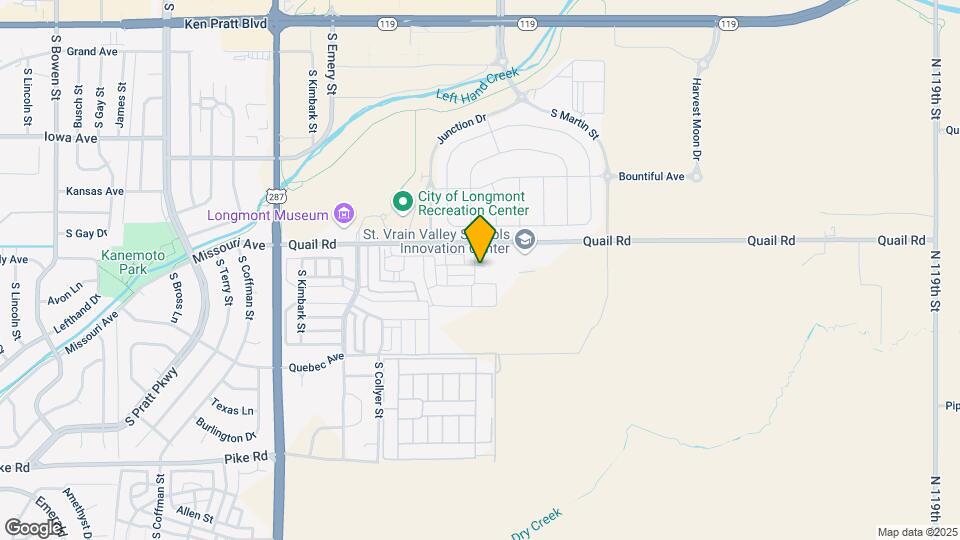 1125 Hummingbird Cir Map and Location Details