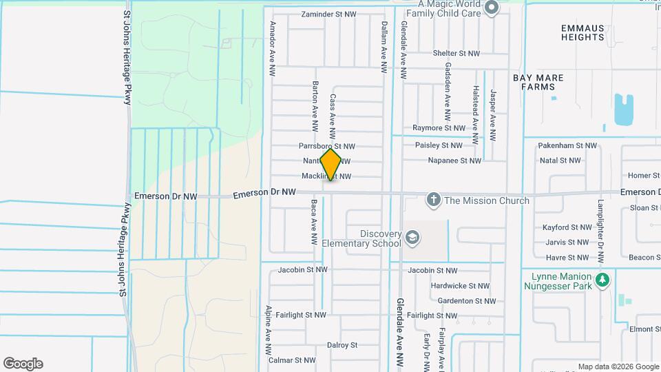 53 Emerson Dr NW Map and Location Details