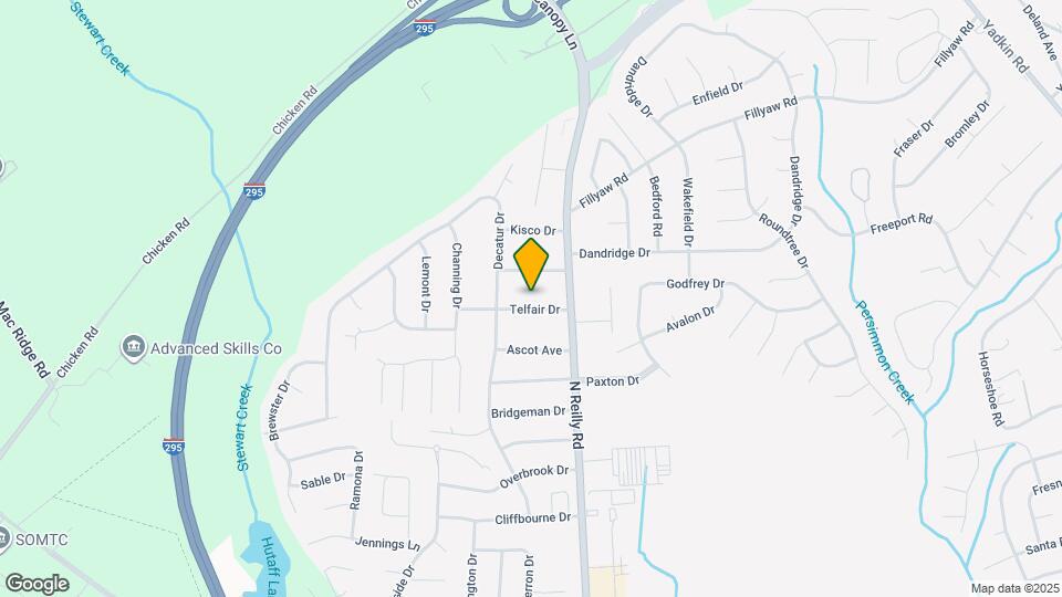 7514 Telfair Dr Map and Location Details