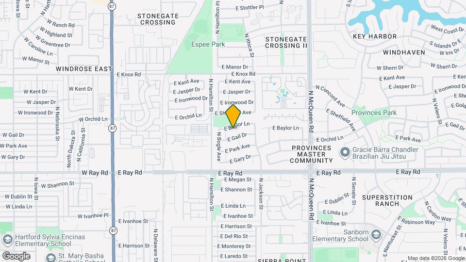 687 E Baylor Ln Mapa y Detalles de la Ubicación