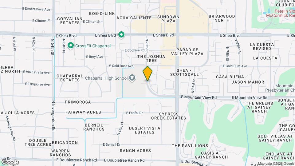 Aracia Creek Apartments Sales Map and Location Details